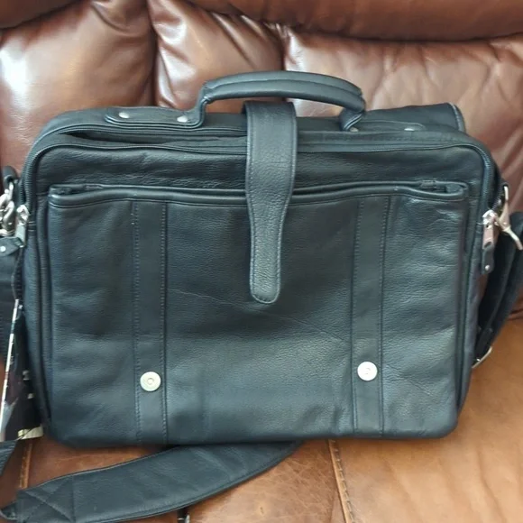 Canyon Outback Leather Goods, Inc. Unisex Leather Briefcase - Picture 7 of 7